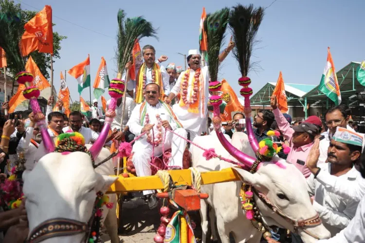 MVA protests in Nashik over onion prices, demands ₹3,000 MSP per quintal