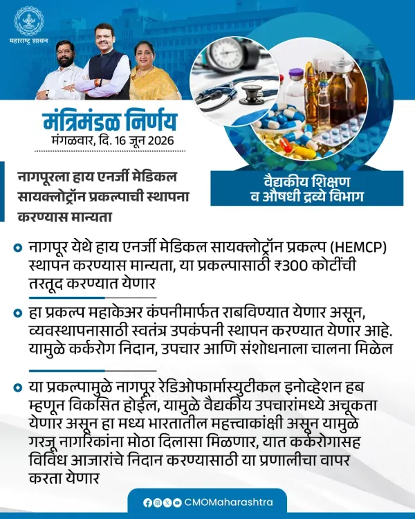 Maharashtra CM Fadnavis Cabinet Takes Decisions on Medical Education