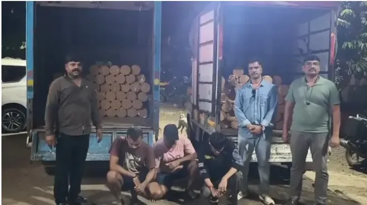 Kalyan Crime Branch seizes ₹7.22 lakh illegal liquor in Dombivli, 3 arrested