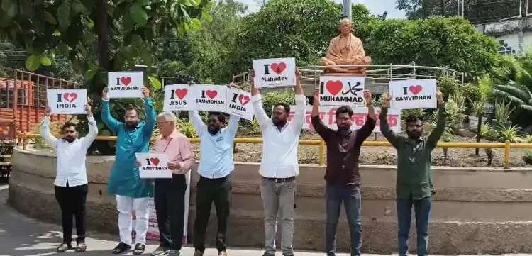 क्या लातूर से एकता की आवाज उठी है? "आई लव इंडिया" के साथ सभी धर्मों को दिया गया सम्मान