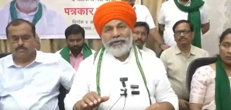 एमएसपी गारंटी कानून किसानों की सबसे बड़ी मांग: राकेश टिकैत का नांदेड़ से आह्वान