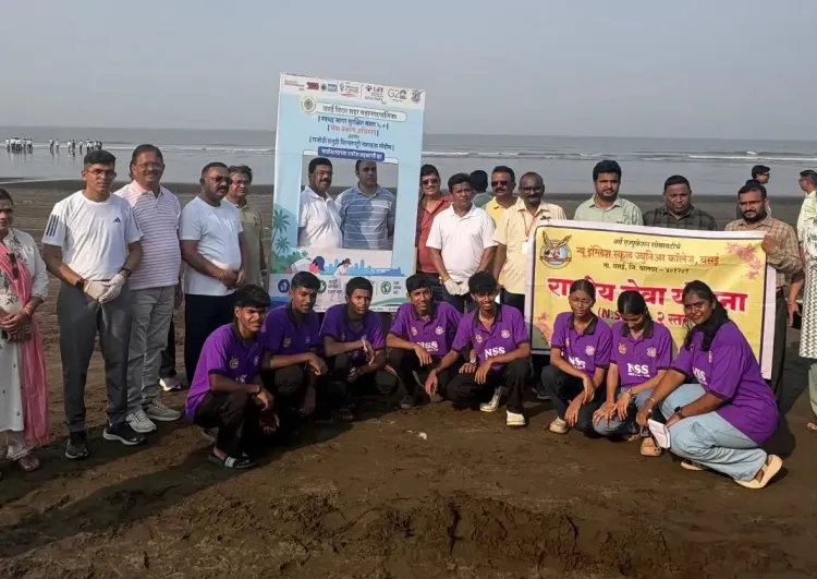 राजोडी बीच पर मेगा सफाई अभियान: 2,000 स्वयंसेवकों ने 2 किमी क्षेत्र से हटाया 15 टन कचरा