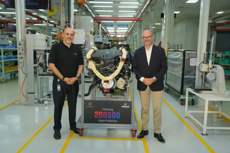 Force Motors rolls out 200,000th Mercedes-Benz engine from Pune in Make in India win
