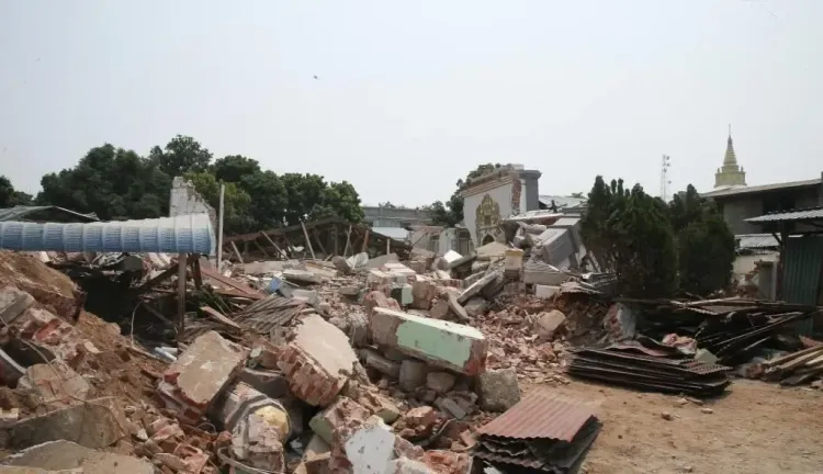 Mandalay Faces Severe Impact from Devastating 7.7 Magnitude Earthquake in Myanmar, Resulting in 2,053 Fatalities