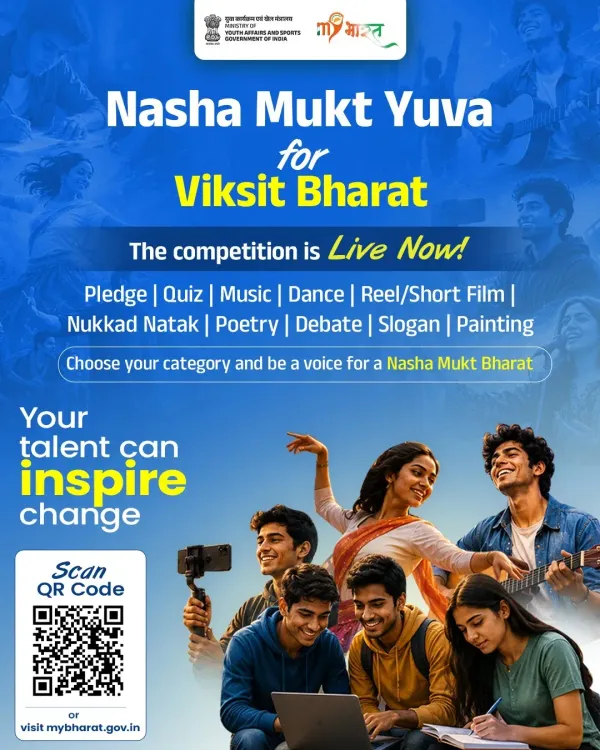 Mandaviya Calls Youth to Join NashaMuktYuva Creative Drive