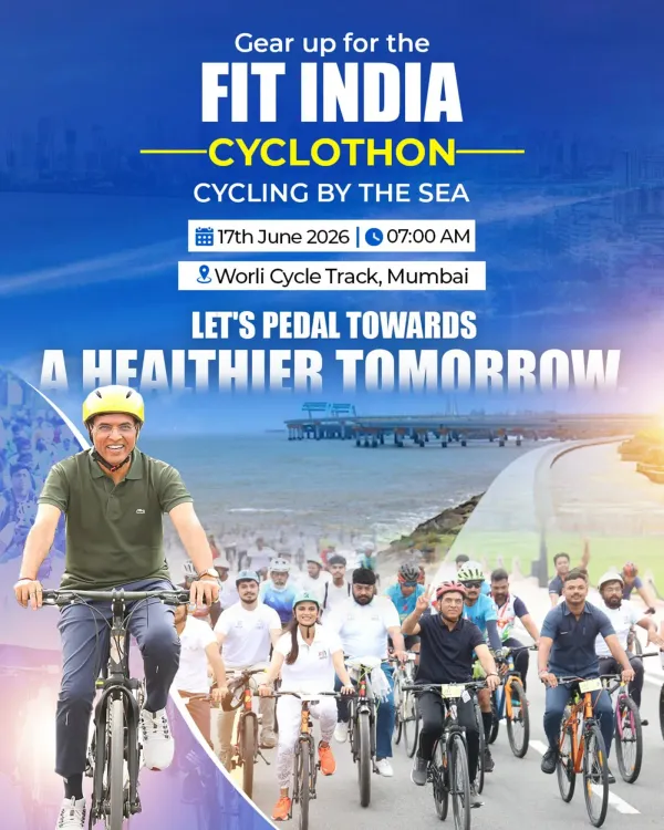 Mandaviya Gears Up for Morning Ride at Worli Cycle Track