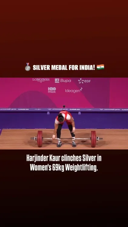 Mandaviya Hails Harjinder Kaur's Silver at CWG 2026