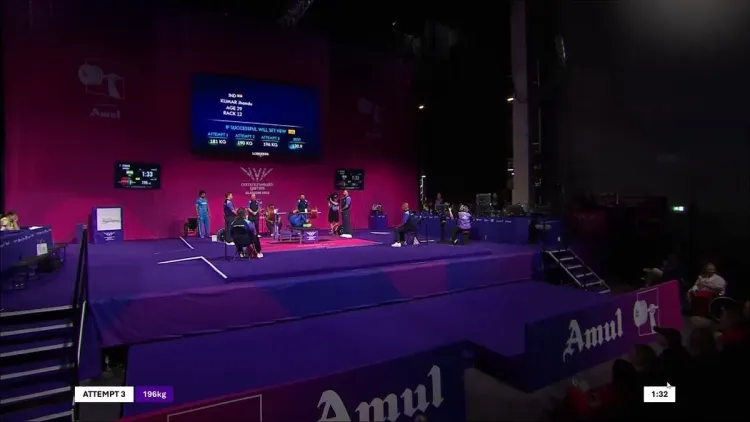 Mandaviya Hails Jhandu Kumar's CWG 2026 Bronze in Para Powerlifting