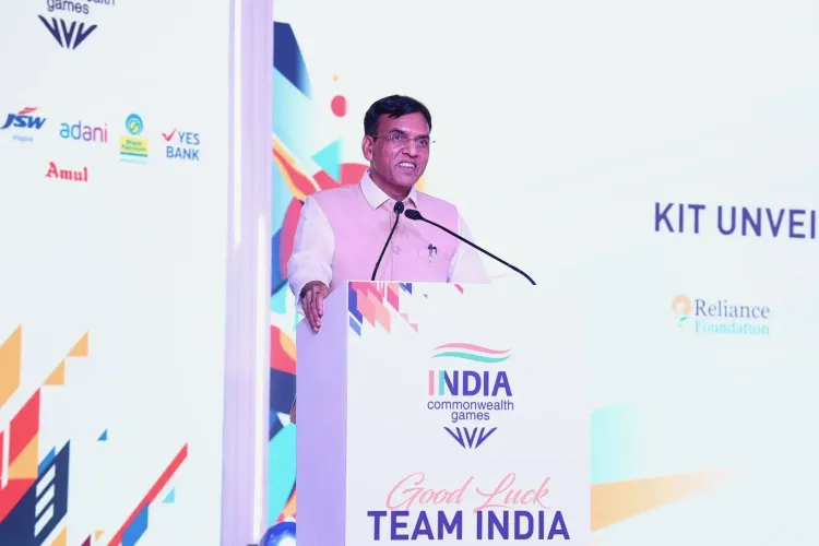 Mandaviya Unveils Team India Kit for Glasgow 2026 CWG