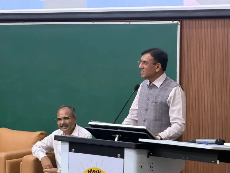 Mandaviya visits GMERS Medical College, Porbandar, hails youth as pillar of Viksit Bharat