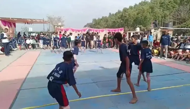 क्या मंदिर न्यास श्री नैना देवी के 40वें स्थापना दिवस पर खेल प्रतियोगिता की शुरुआत हुई?