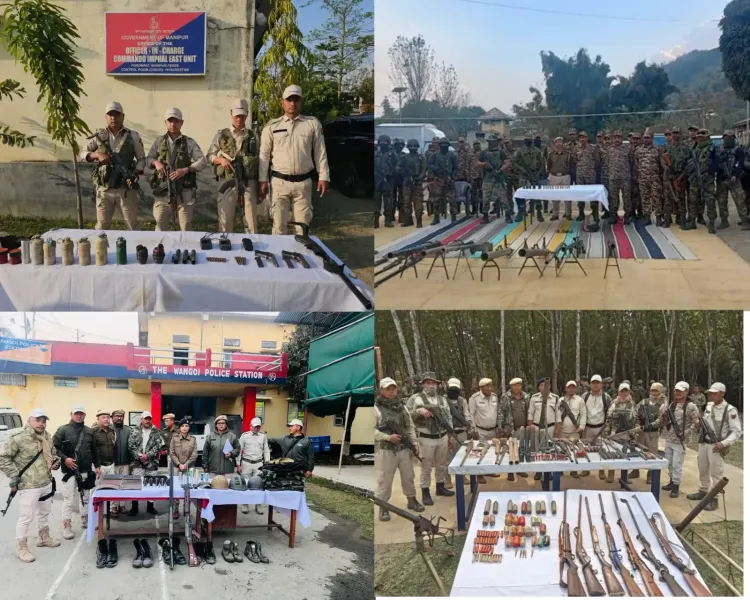 Manipur: 196 Weapons Recovered as Forces Prepare to Retrieve Remaining Looted Arms