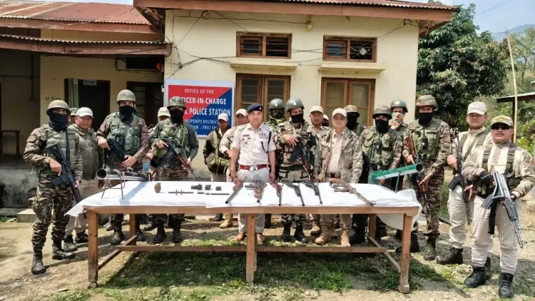 Manipur Security Forces Capture Three Militants and Dismantle Bunkers