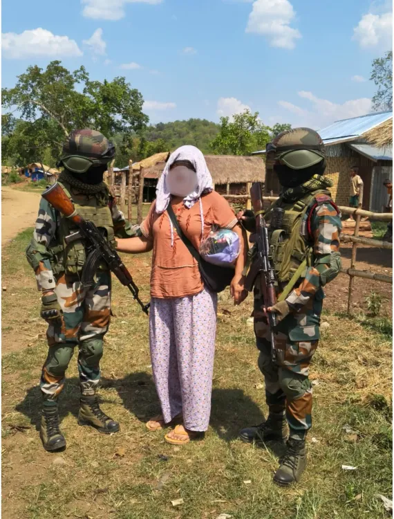 Assam Rifles rescue abducted woman in Manipur's Kamjong after India-Myanmar border attack