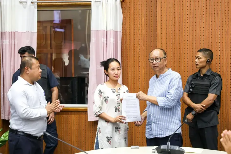 Manipur CM distributes appointment forms to 93 candidates under die-in-harness scheme