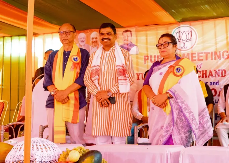 Manipur's CM Yumnam Khemchand Singh Champions Assam's Development at Poll Rally