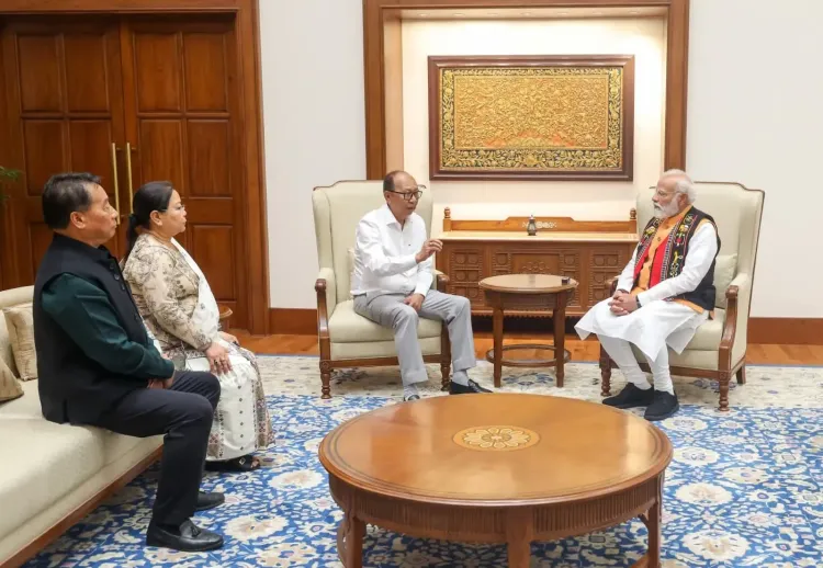 Manipur's Chief Minister Engages with PM Modi for Peace and Women's Empowerment