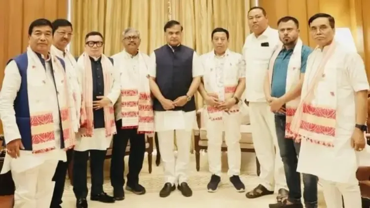 Manipur Legislators Address Political Crisis with Assam's Chief Minister