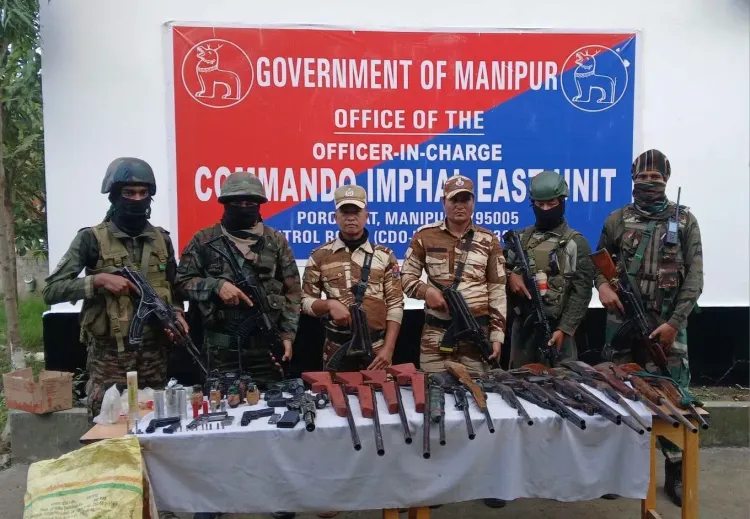 Manipur security forces arrest 13 militants, seize arms cache in 24-hour blitz