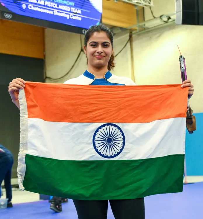 Did Manu Bhaker Inspire Future Olympic Champions on Olympic Day?