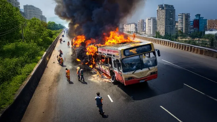 How Many Lives Were Lost After a Bus Overturned and Caught Fire in Uganda?