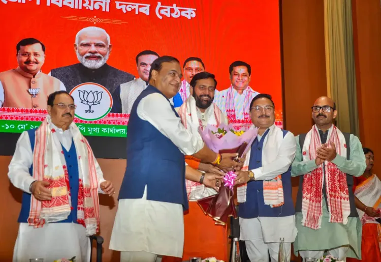 Himanta Biswa Sarma elected BJP legislature leader, to take oath on May 12
