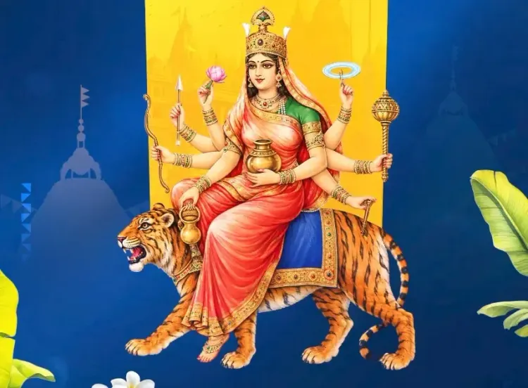 Navratri Day 4: Yogi, Gadkari, Rekha Gupta offer prayers to Maa Kushmanda