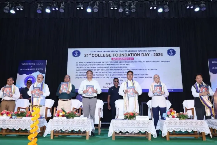 Tripura Medical College 21st Foundation Day: CM Saha flags 3.65 lakh OPD visits