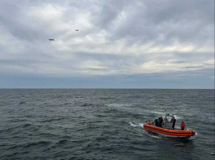 Medical plane debris found off Nantucket; search on for 6 aboard