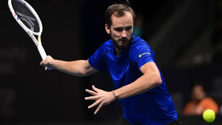 Medvedev into Almaty Open semis in title defence; Tsitsipas through too