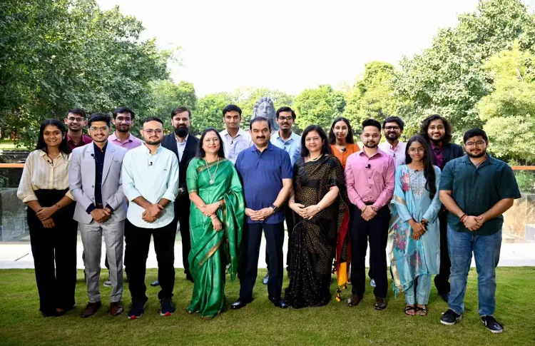 Gautam Adani meets 14 Adani Vidya Mandir alumni, hails power of education