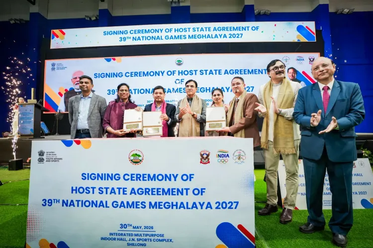 Meghalaya to host 39th National Games 2027: CM Sangma signs Host State Agreement