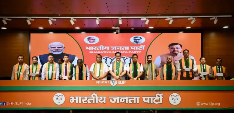 Meghalaya UDP MLAs join BJP: 8 legislators switch after sustained talks on key state issues