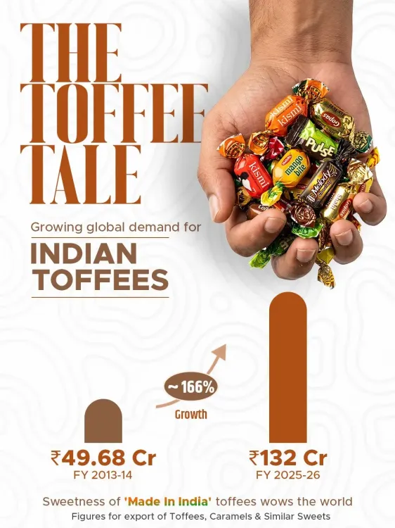India toffee exports up 166% since FY14: Piyush Goyal shares data