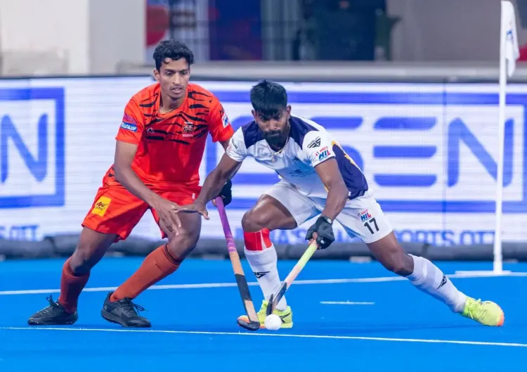 How Did the Men's HIL: Hyderabad Toofans Achieve a 6-0 Victory Over Bengal Tigers?