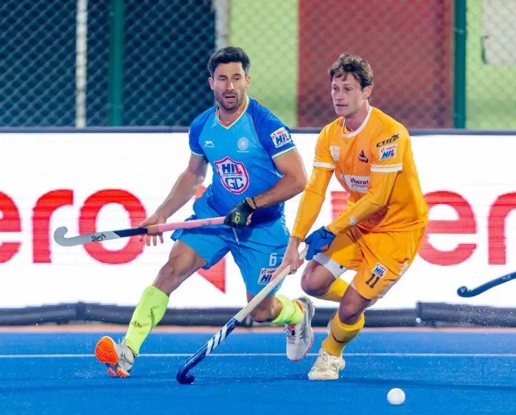 How Did Kane Russell's Hat-Trick Lead HIL GC to Victory Over Tamil Nadu Dragons?