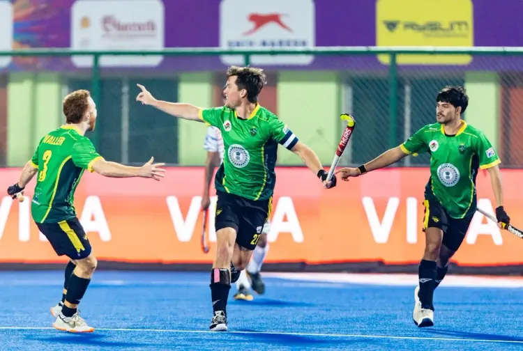 How did Ranchi Royals secure their first win against Shrachi Bengal Tigers?