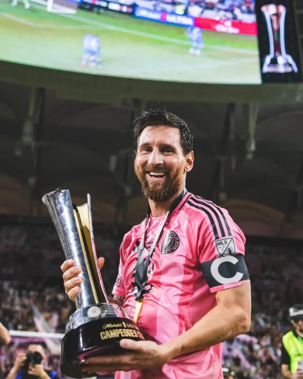 Messi scores record 100th Inter Miami goal in 2-0 Campeones Cup win