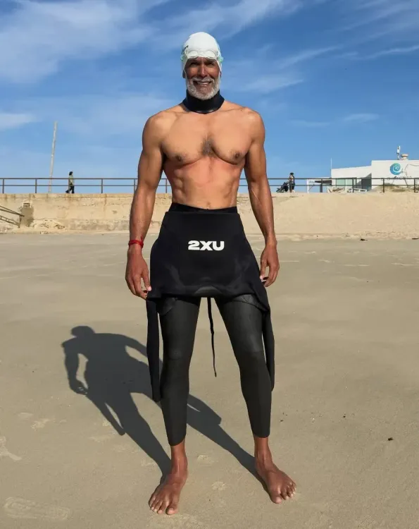 Milind Soman, 60, swims 15km across Strait of Gibraltar from Spain to Morocco