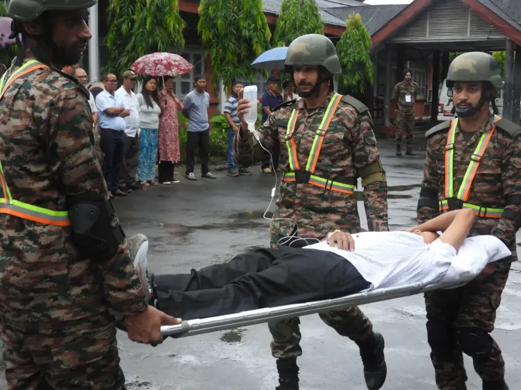 How Did the Military Civil Fusion Conduct a Joint Earthquake Response Exercise in Arunachal Pradesh?
