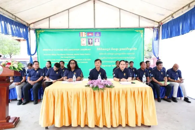 India returns 197,810 sq m of demined land to Cambodia's Kaoh Pao villagers