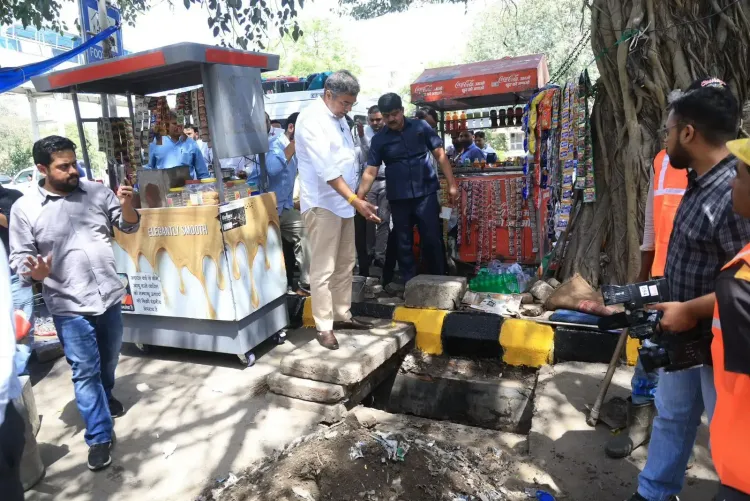 Minister Parvesh Verma Reviews Drain Desilting Efforts in South Delhi Ahead of Monsoon