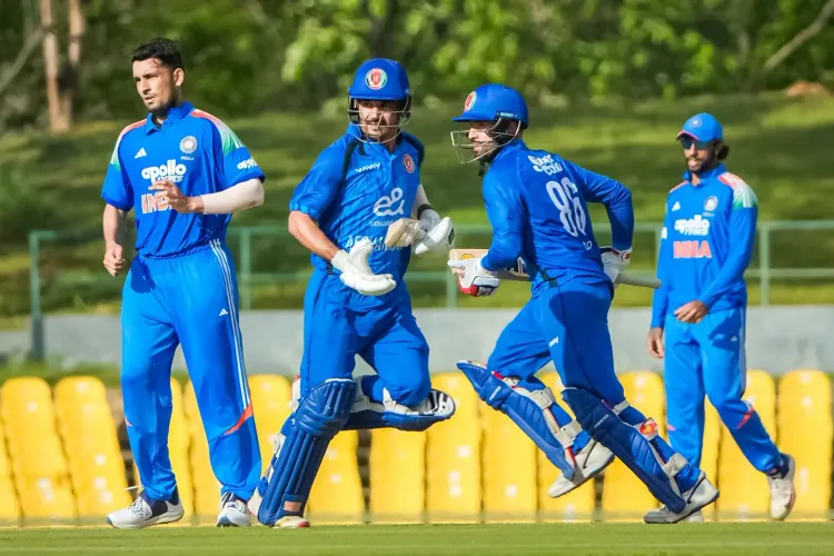 Afghanistan A beat India A by 4 runs via DLS after Mir, Shah's 108-run stand