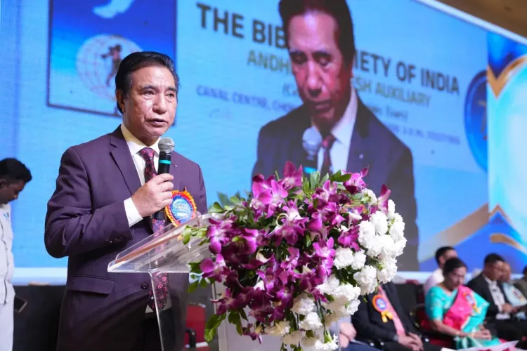 Mizoram CM Lalduhoma attends Bible Society Platinum Jubilee