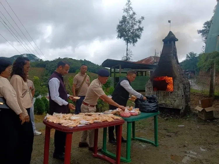Mizoram destroys ₹11.82 crore worth of seized drugs in Aizawl