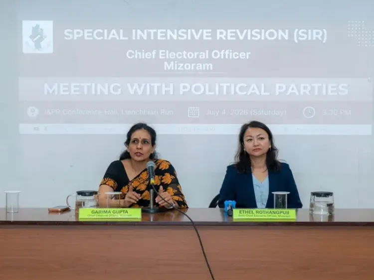 Mizoram first in SIR-2026: 100% digitisation of electoral enumeration achieved