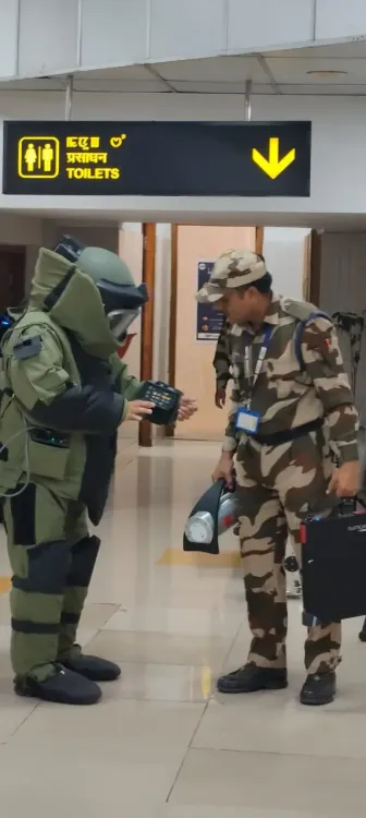 Was a Mock Bomb Threat Drill Conducted at Imphal Airport to Test Security Preparedness?