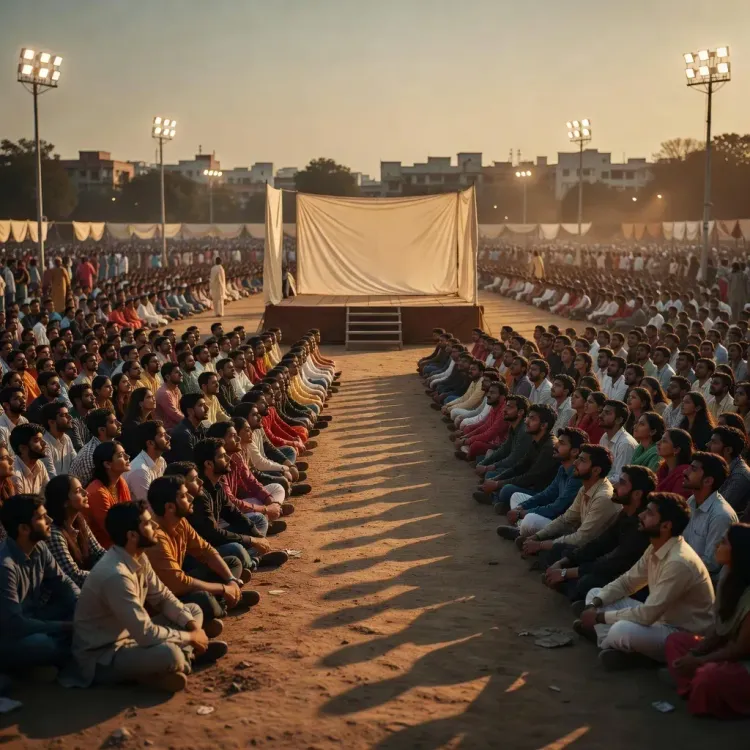 Chirag Paswan Holds Live Youth Outreach at Prayagraj's Parade Ground