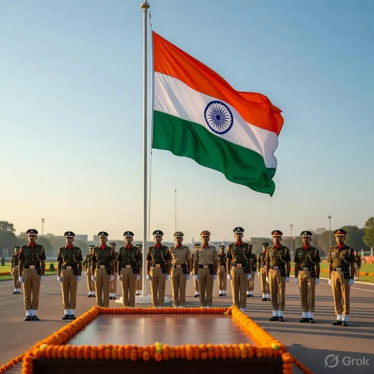 CM Bhajanlal Sharma Hoists Flag at Bikaner on Independence Day