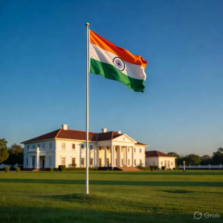 CM Dhami hoists Tricolour at official residence for Har Ghar Tiranga